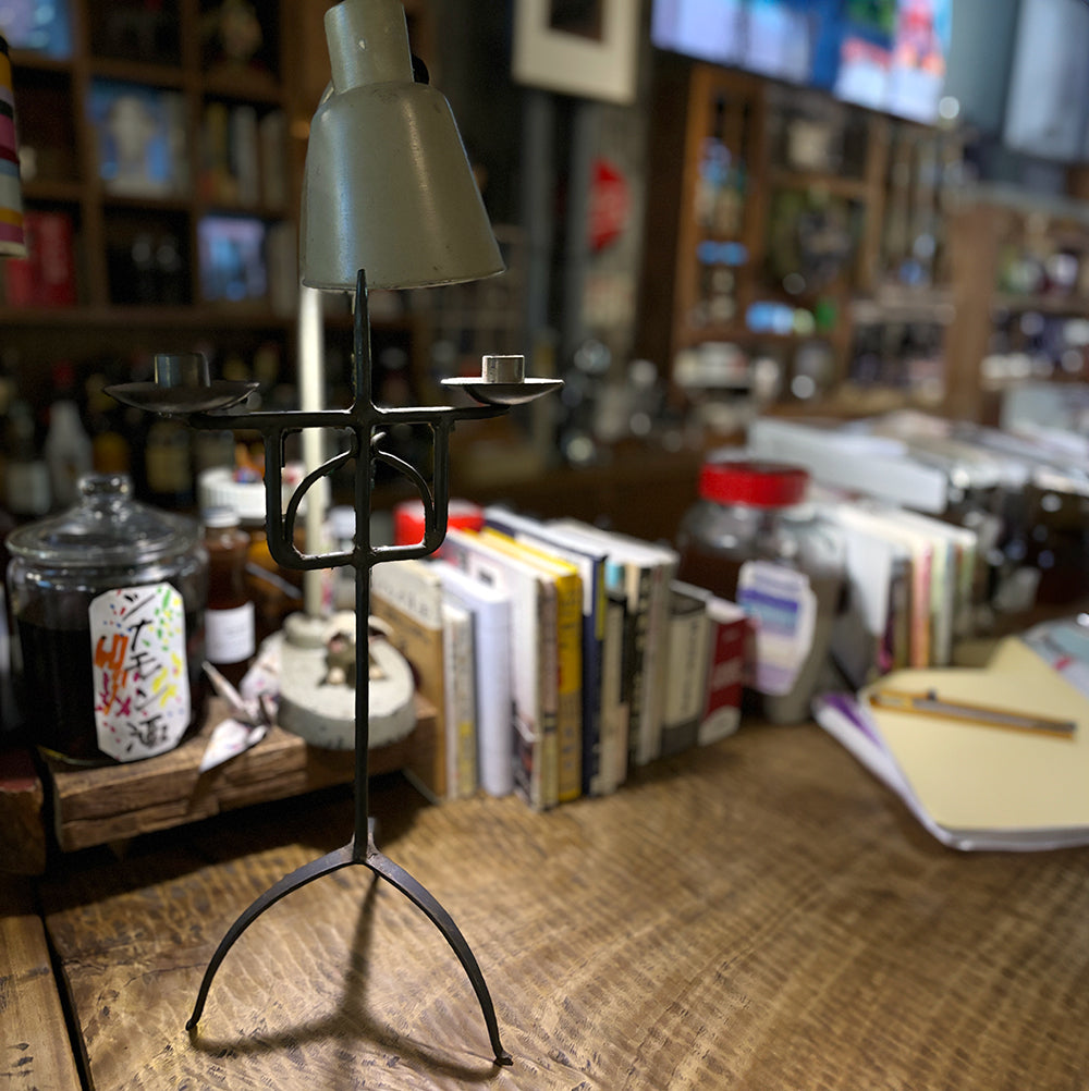 Iron Candle Holder